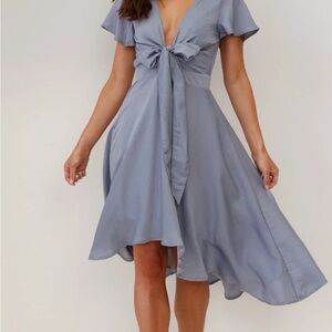 Billy J Sunny Daze Dress Steel Blue